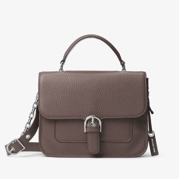 NWT Michael Kors Cooper Large Leather Satchel Cinder - Picture 1 of 6